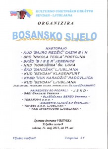 KUD Sevdah - Bosansko sijelo maj 2013