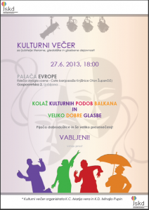 Kulturni večer 27.6.2013